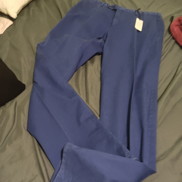 Zanella Men's Deep Blue Dress Pants